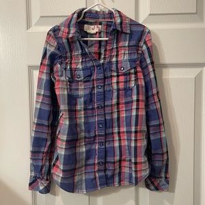 OP plaid top